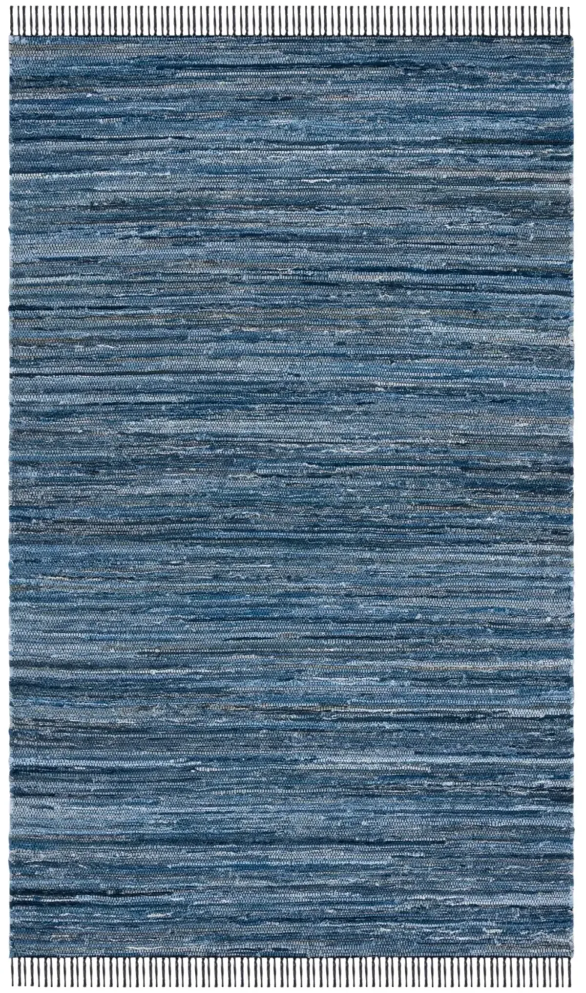 RAG RUG 301 BLUE  5' x 8' Medium Rectangle Rug