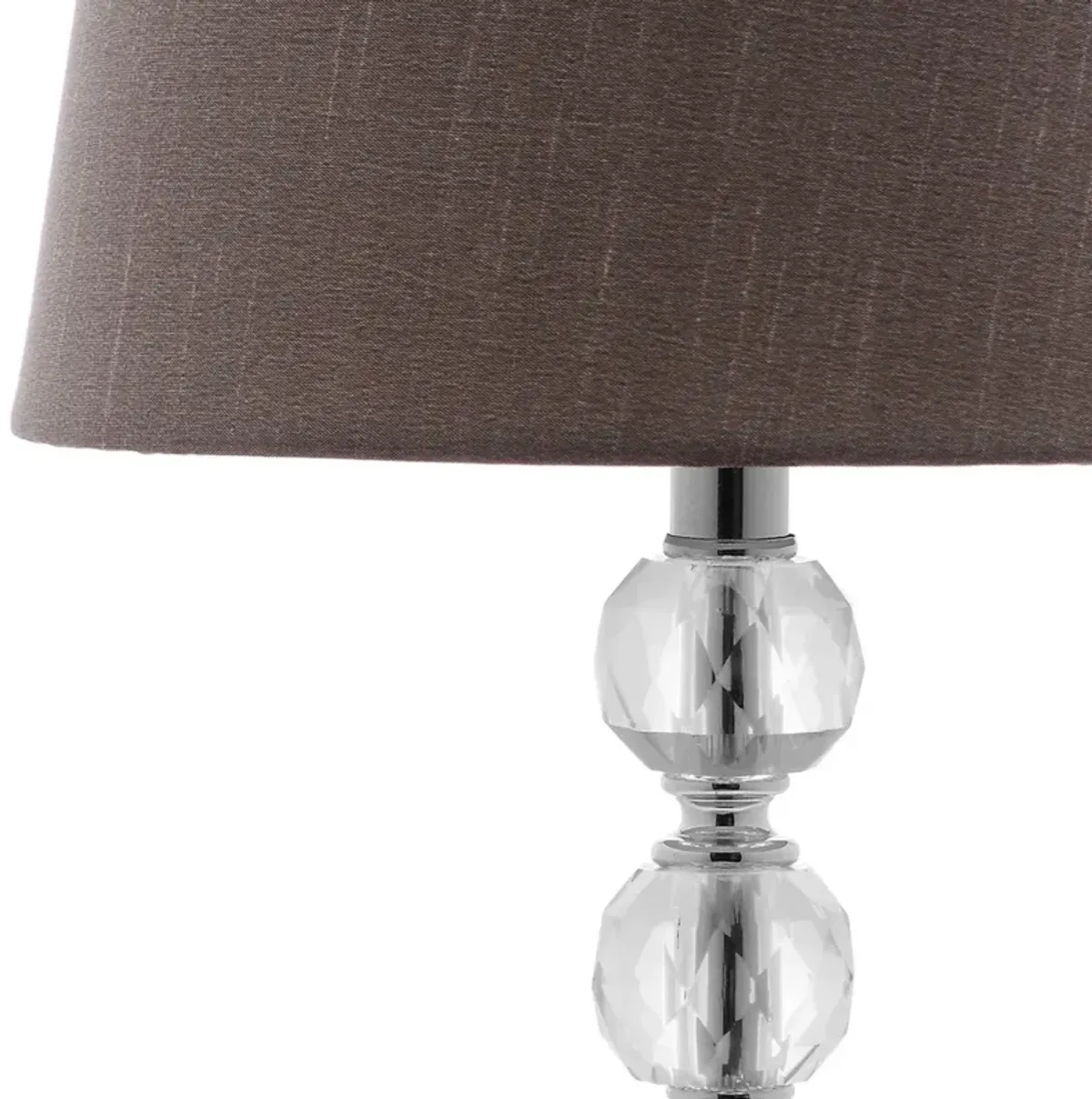 Nola 16-Inch H Stacked Crystal Ball Lamp - Set of 2