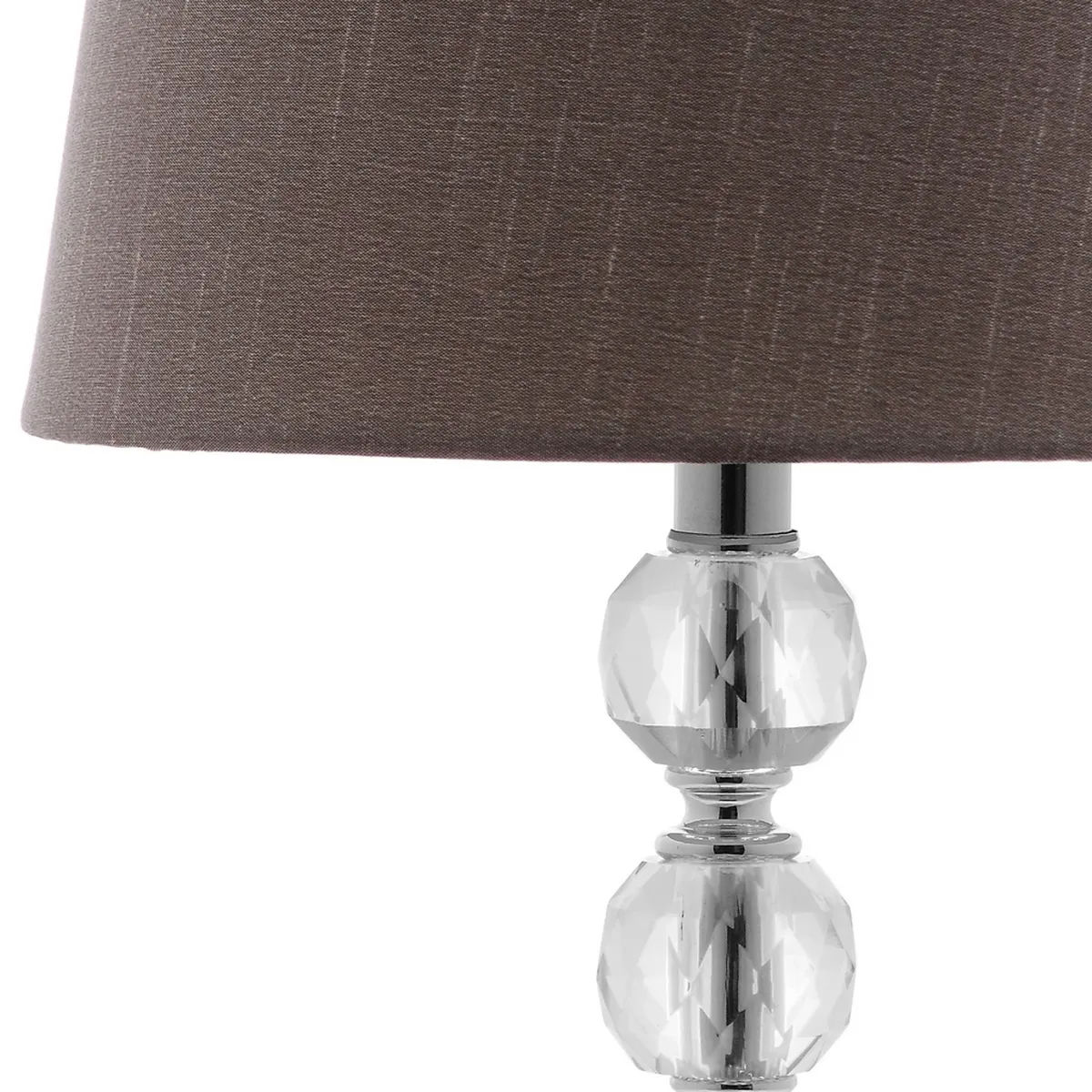 Nola 16-Inch H Stacked Crystal Ball Lamp - Set of 2