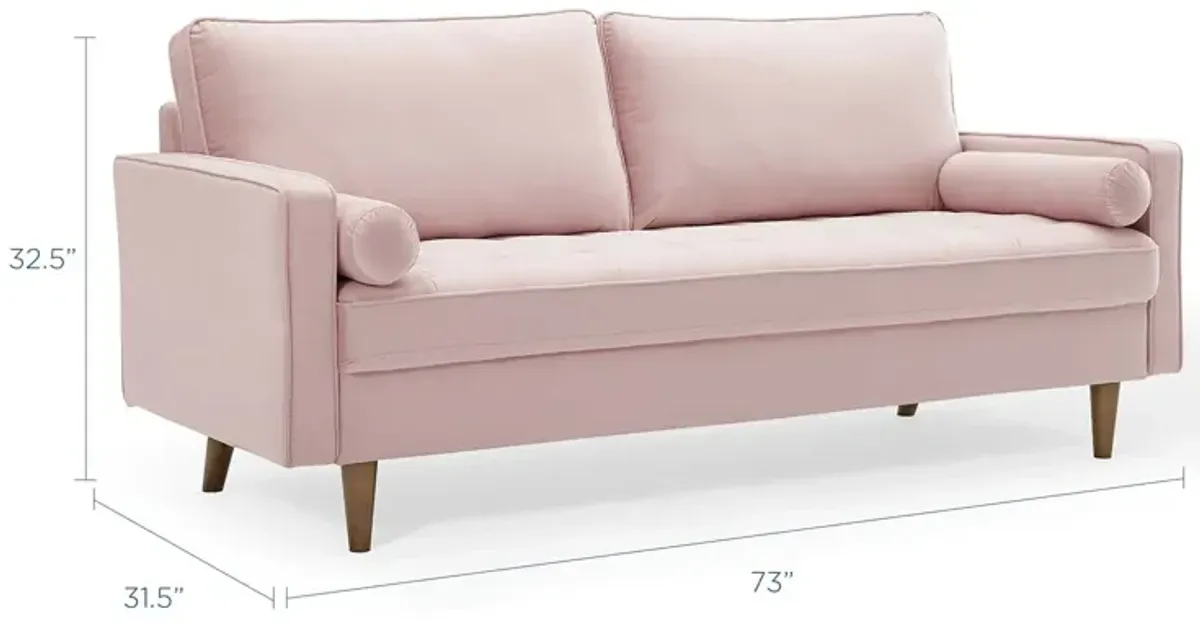 Valour Performance Velvet Sofa