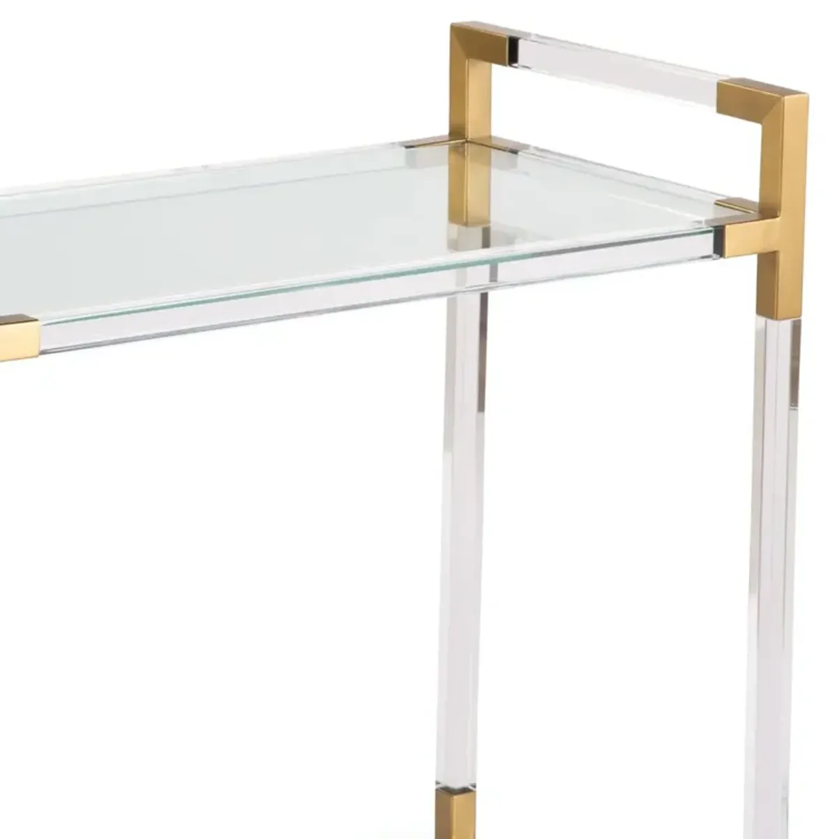 Americano Bar Cart (Natural Brass)