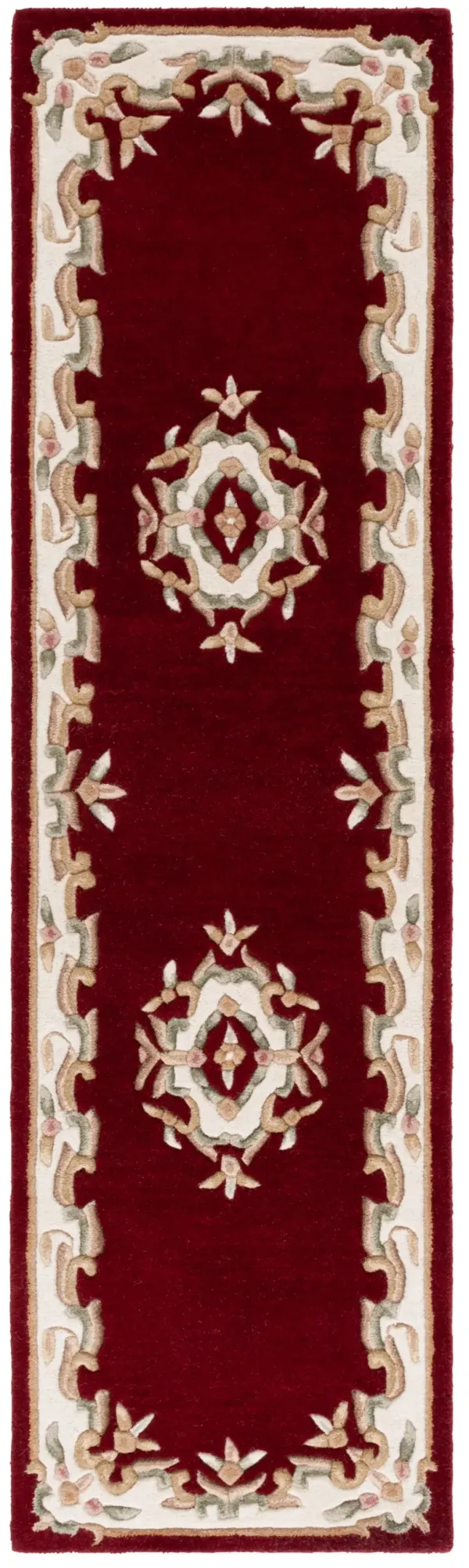 AUBUSSON Hand Tufted 2'-3' x 8' runner