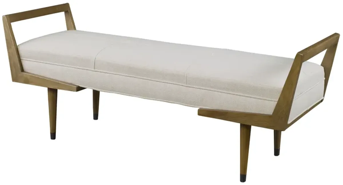 Waylon Modern Ivory Bench