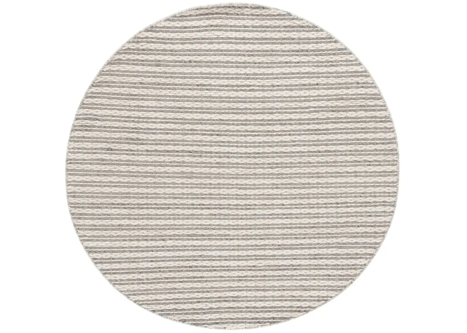 VERMONT 852 SILVER  6' x 6' Round Round Rug