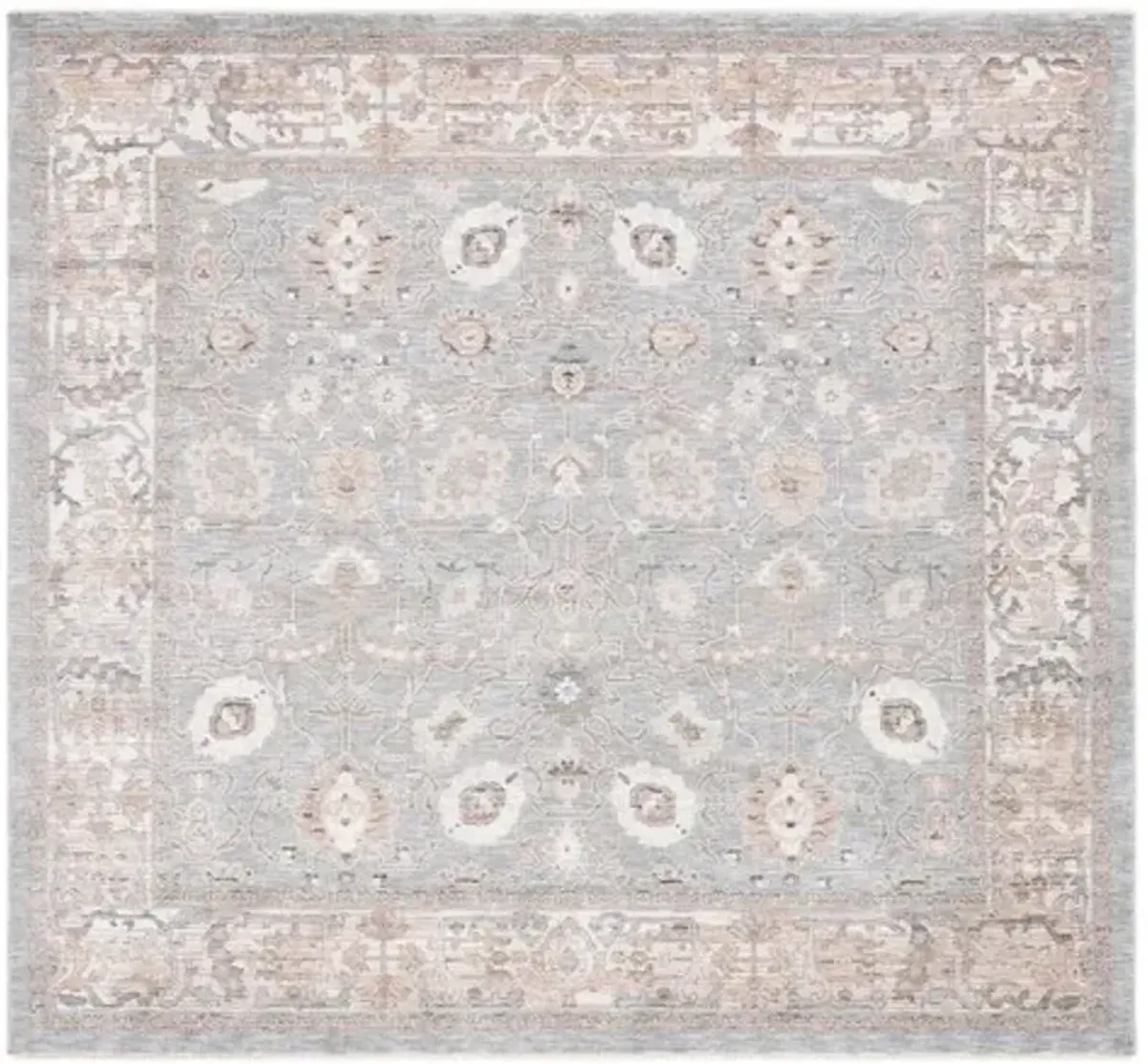 HARLOW 104 Grey  6'-3' X 6'-3' Square Square Rug