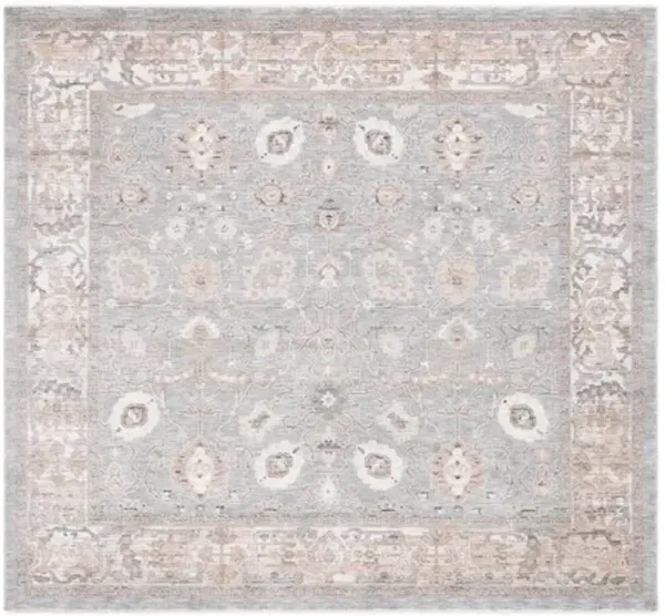 HARLOW 104 Grey  6'-3' X 6'-3' Square Square Rug