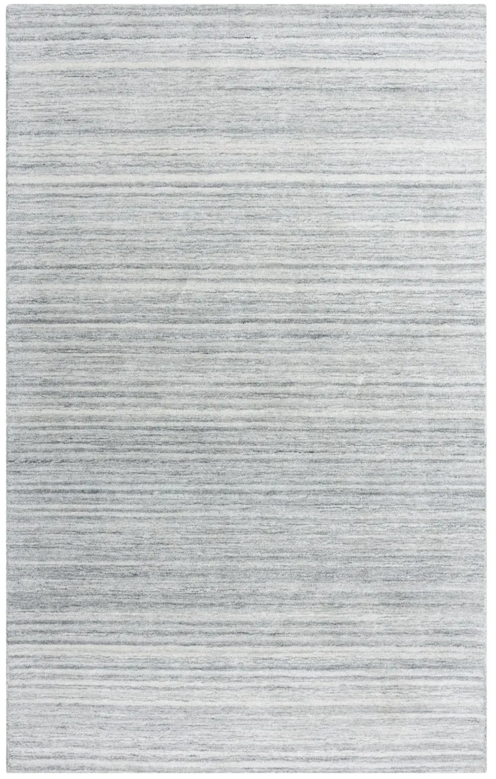 Seasand Lt. Gray Muted Stripe Recycled Polyester 5' x 7'6" Rectangle Rug