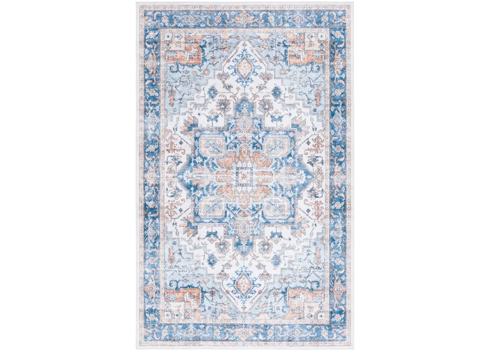 ARIZONA 523 BLUE  3' x 5' Small Rectangle Rug