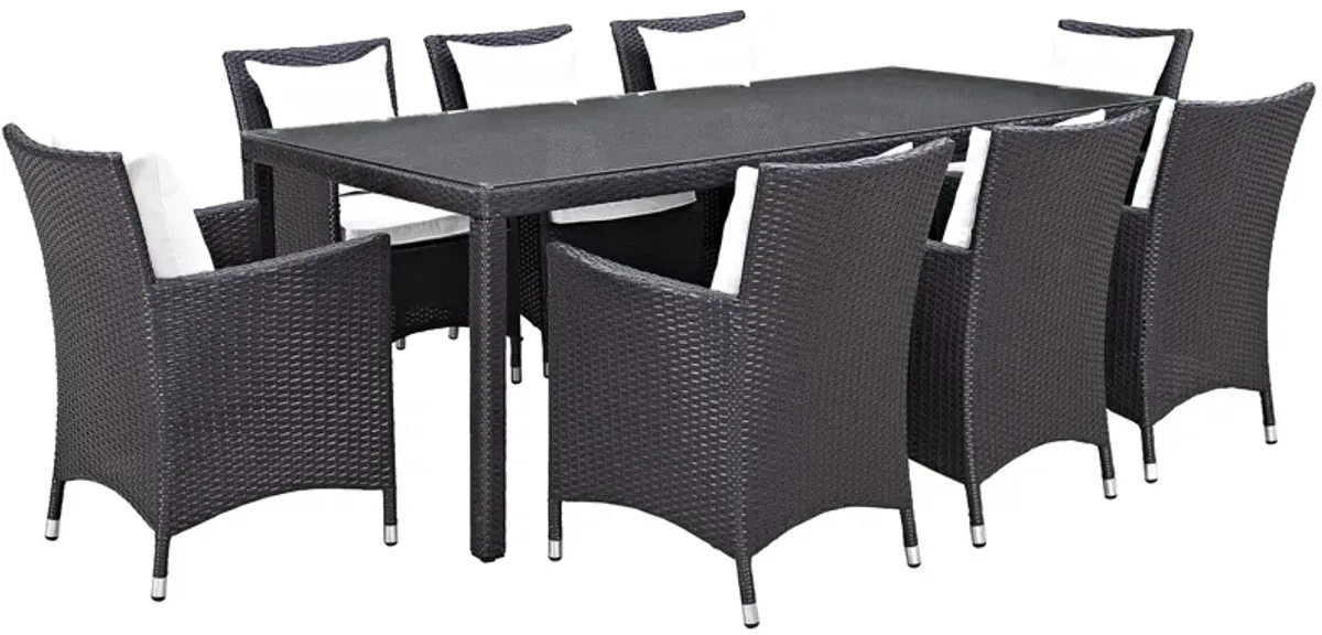 Convene 9 Piece Outdoor Patio Dining Set