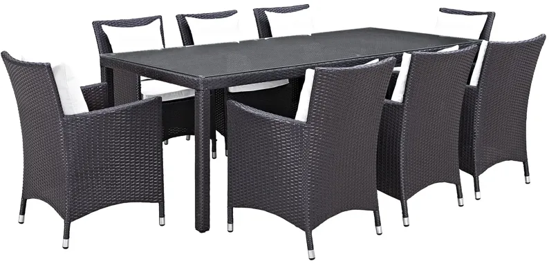 Convene 9 Piece Outdoor Patio Dining Set