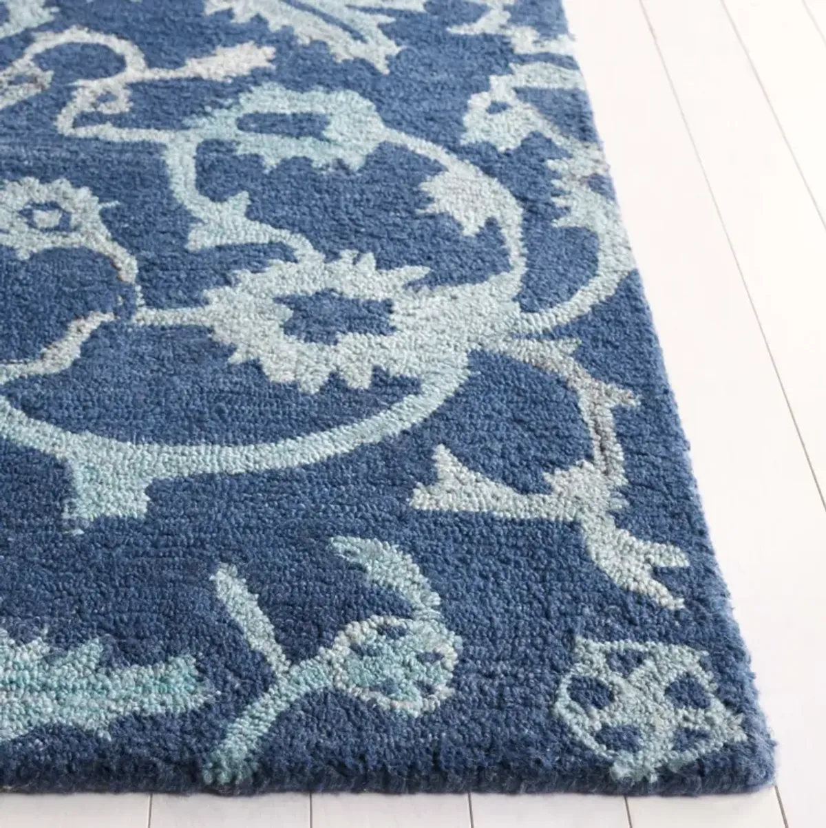 ANATOLIA 401 NAVY 2'-3' x 8' Runner Rug