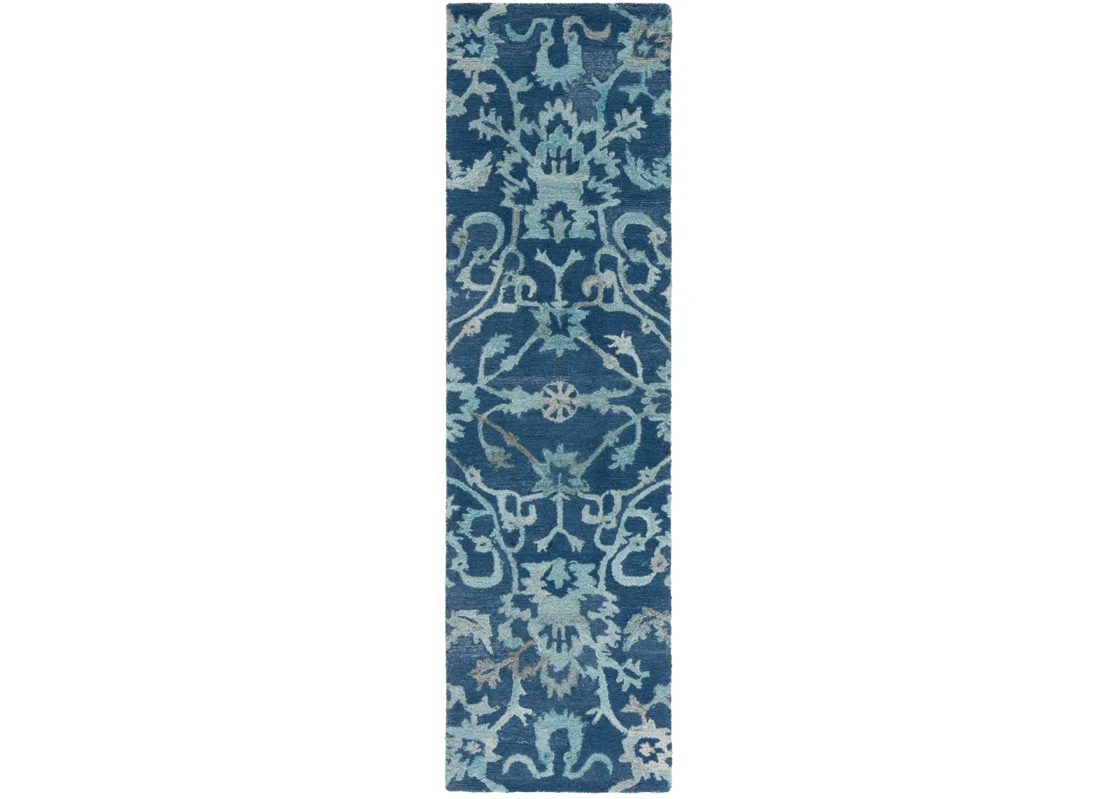 ANATOLIA 401 NAVY 2'-3' x 8' Runner Rug