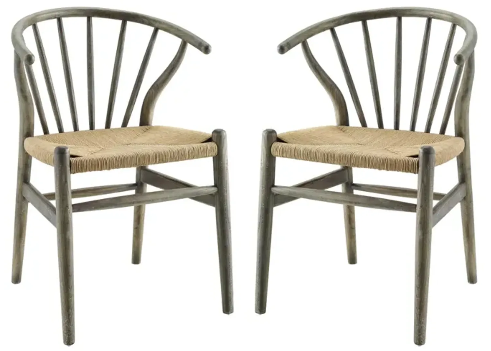 Flourish Spindle Wood Dining Side Chair Set of 2