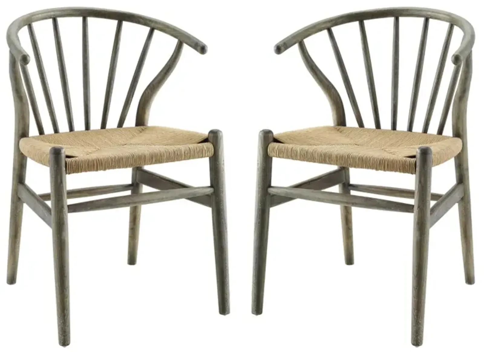 Flourish Spindle Wood Dining Side Chair Set of 2