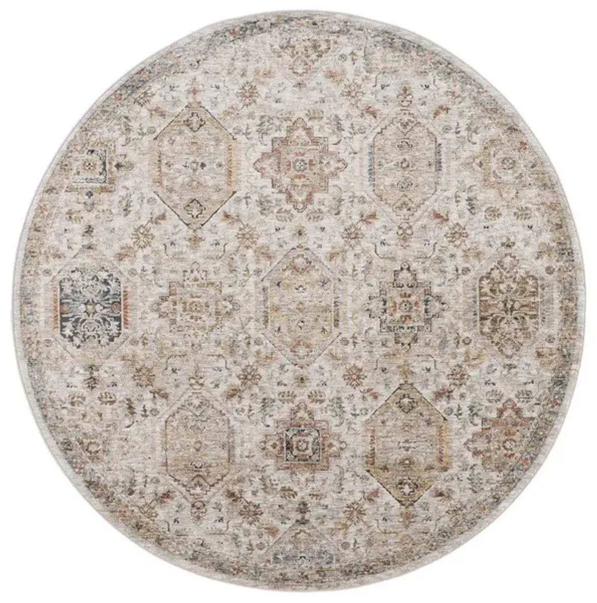 SILVERADO 108 Multi 6'-4' x 6'-4' Round Round Rug