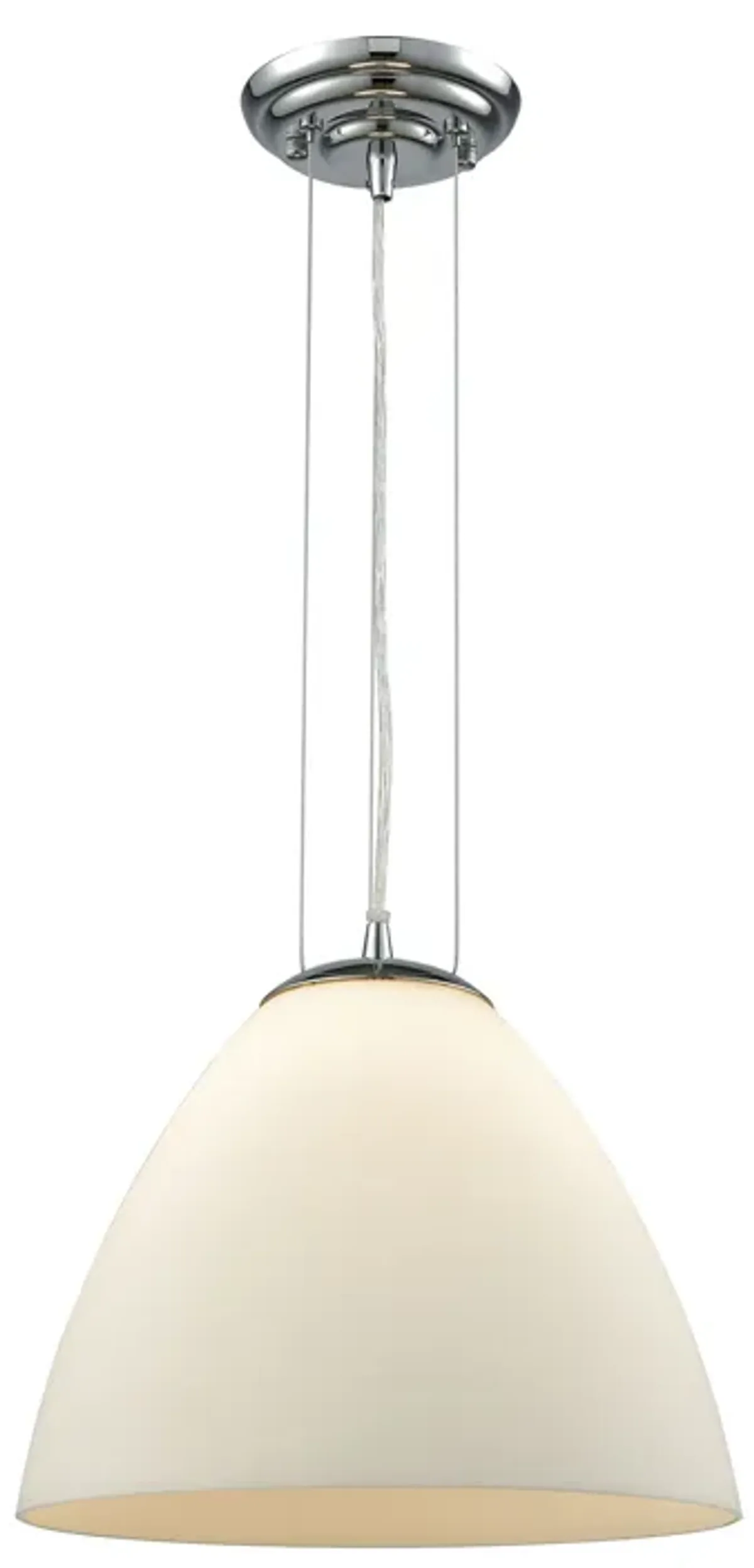 Merida 12" Wide 1-Light Mini Pendant - Polished Chrome