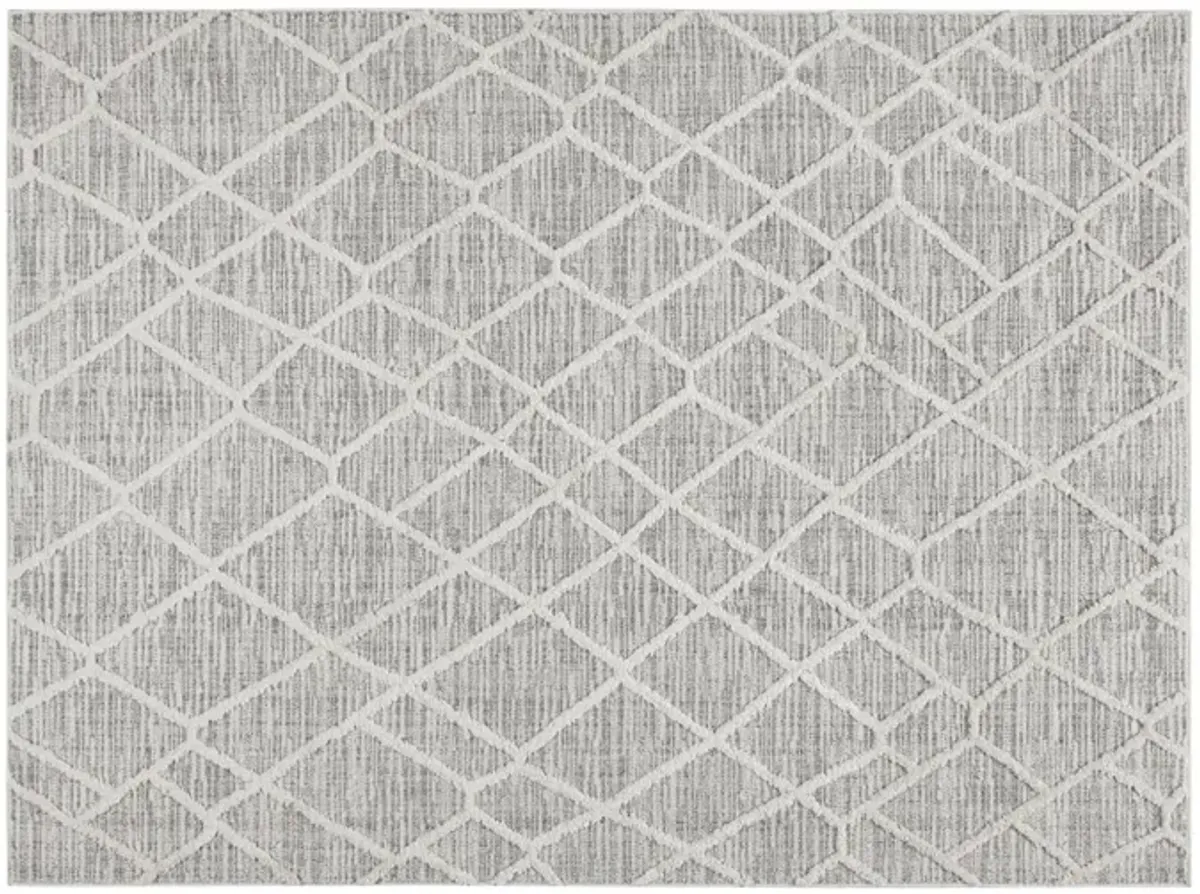 Madison Park Ashley Gray/Cream Terni Pebble Indoor Area Rug