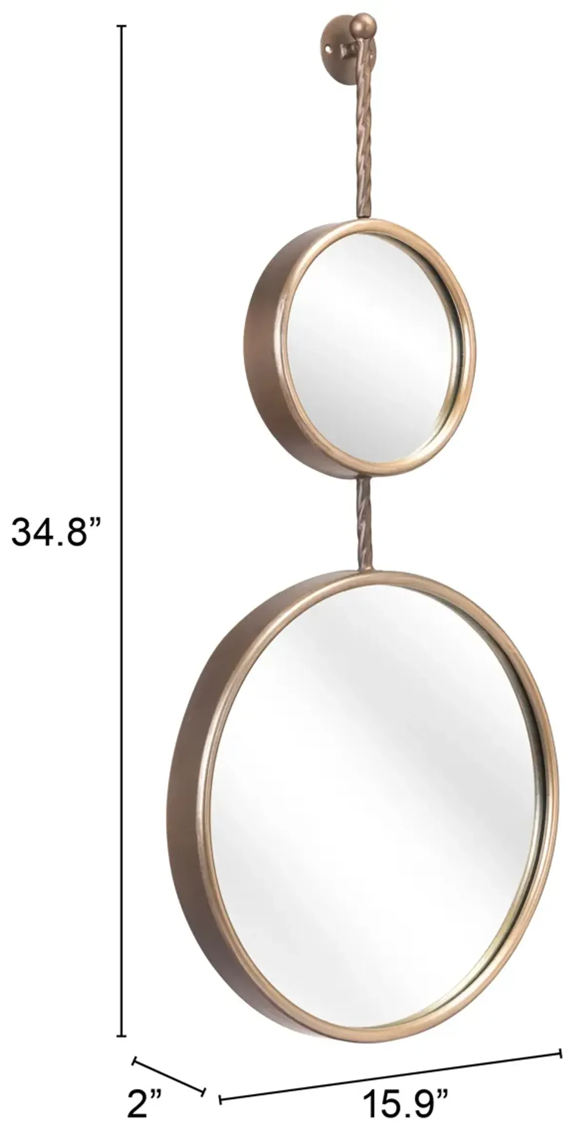 Mott Mirror Bronze