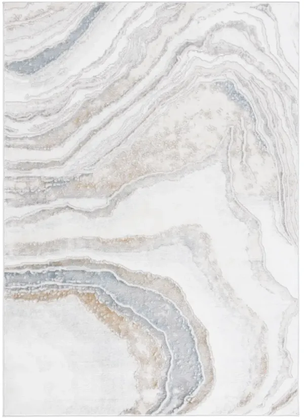 EASTON 105 IVORY  5'-3' x 7'-6' Medium Rectangle Rug