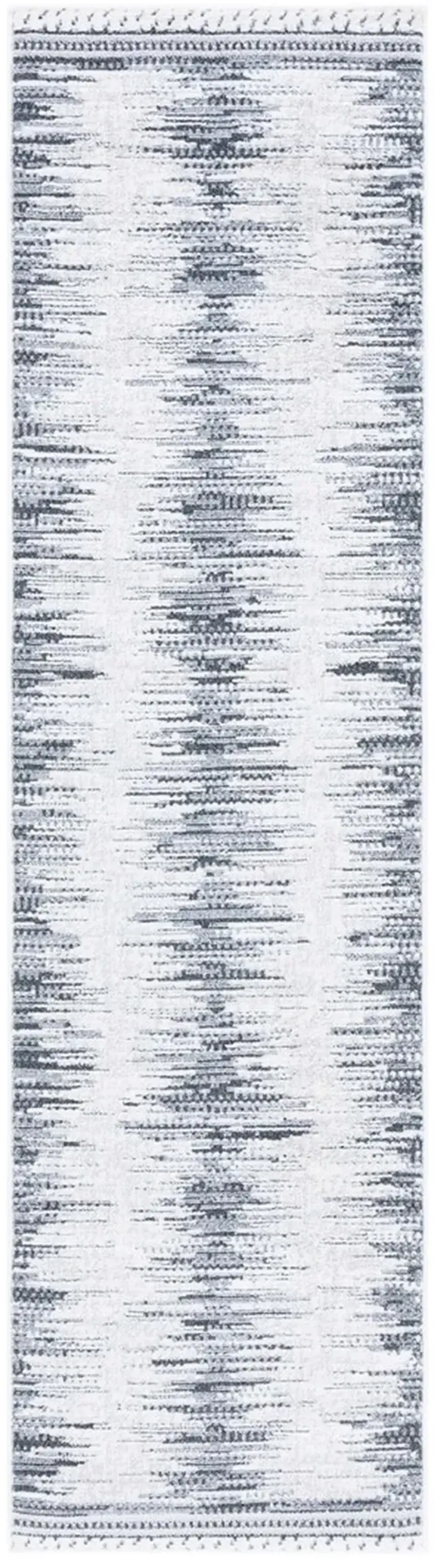 ALAMO 732 Grey 2'-2' X 8' Runner Rug