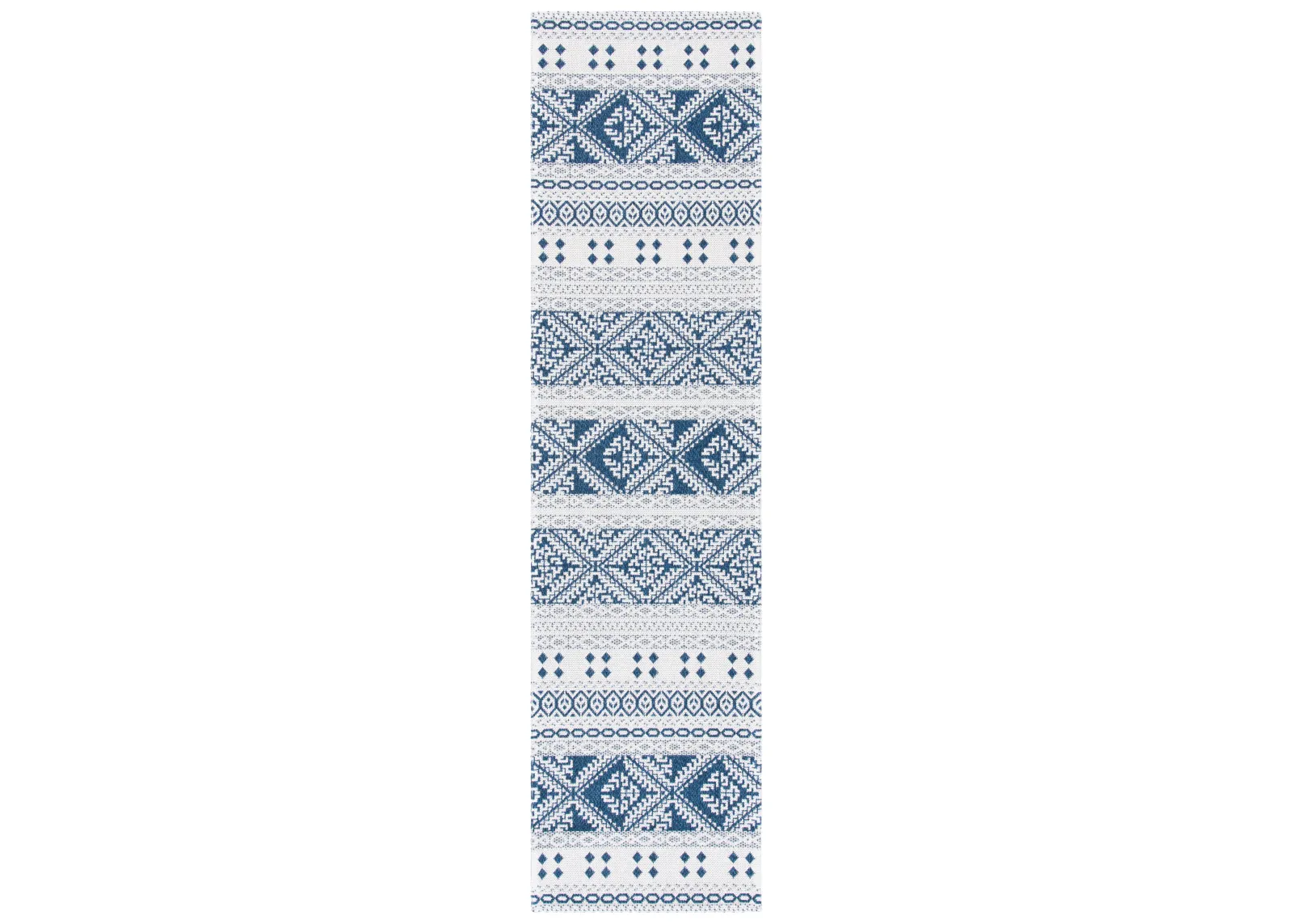 AUGUSTINE 445 NAVY  2' x 8' Runner Rug