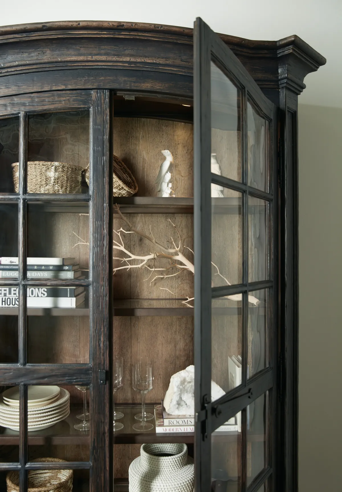 La Grange Mullins Prairie Display Cabinet