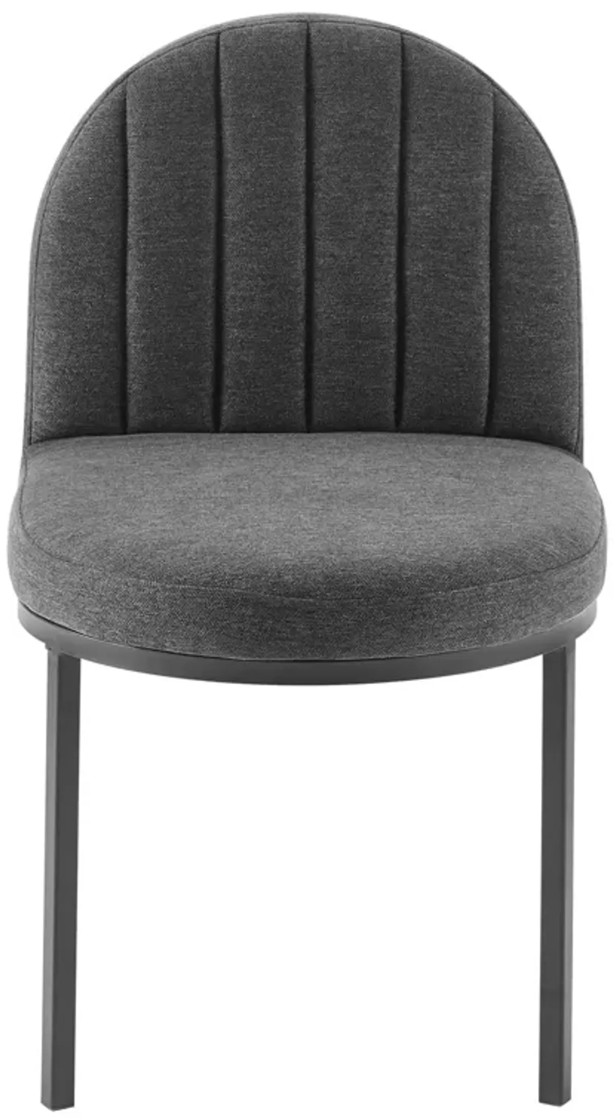 Isla Channel Tufted Upholstered Fabric Dining Side Chair