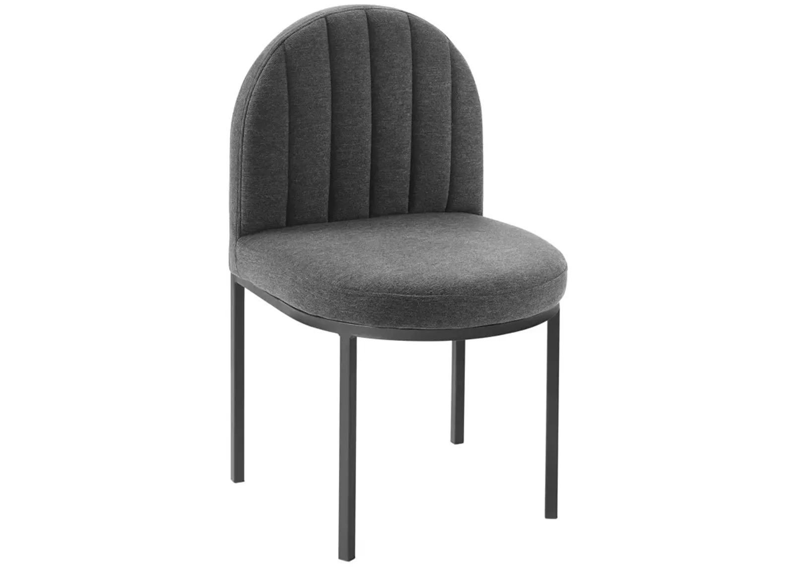 Isla Channel Tufted Upholstered Fabric Dining Side Chair