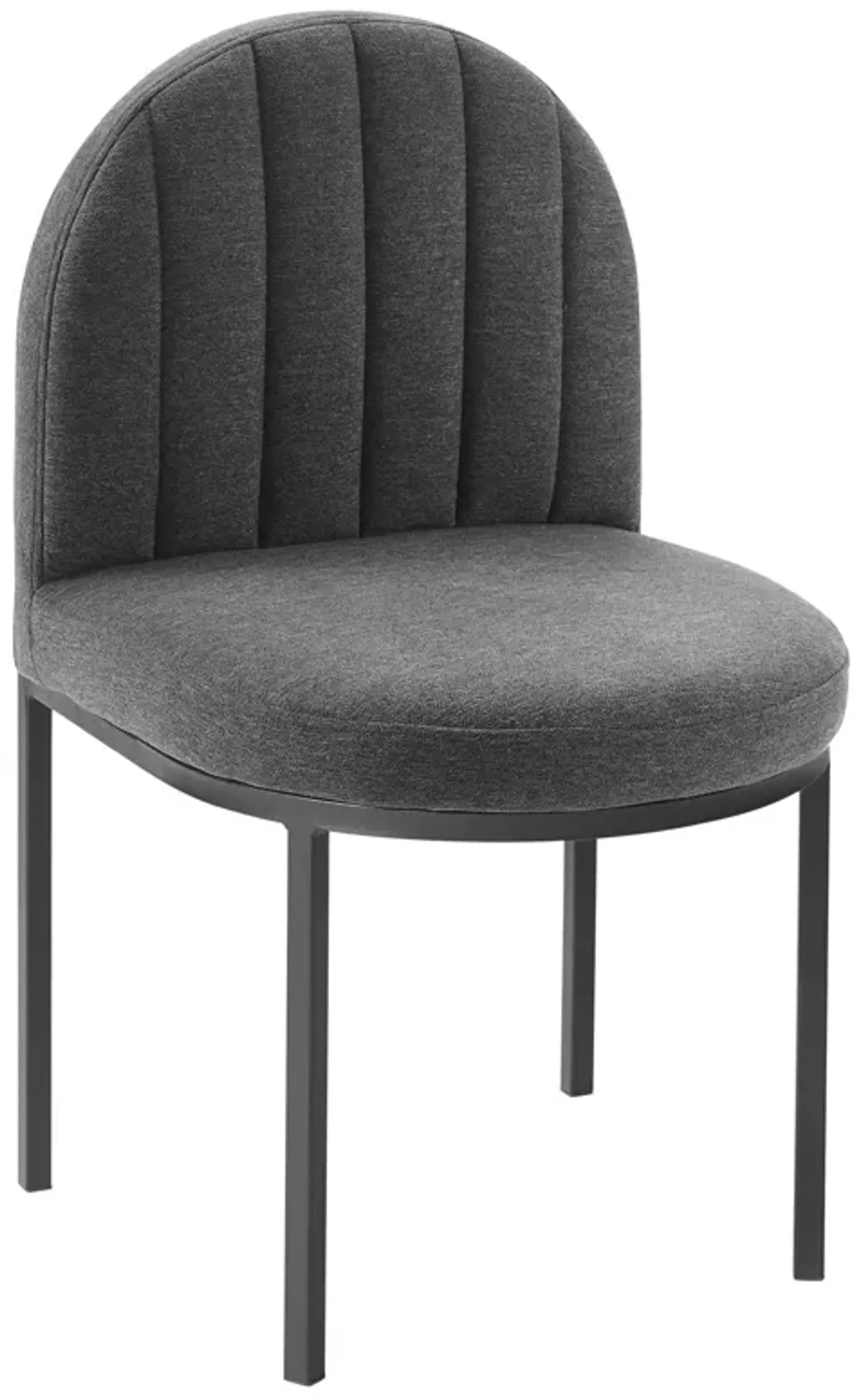 Isla Channel Tufted Upholstered Fabric Dining Side Chair