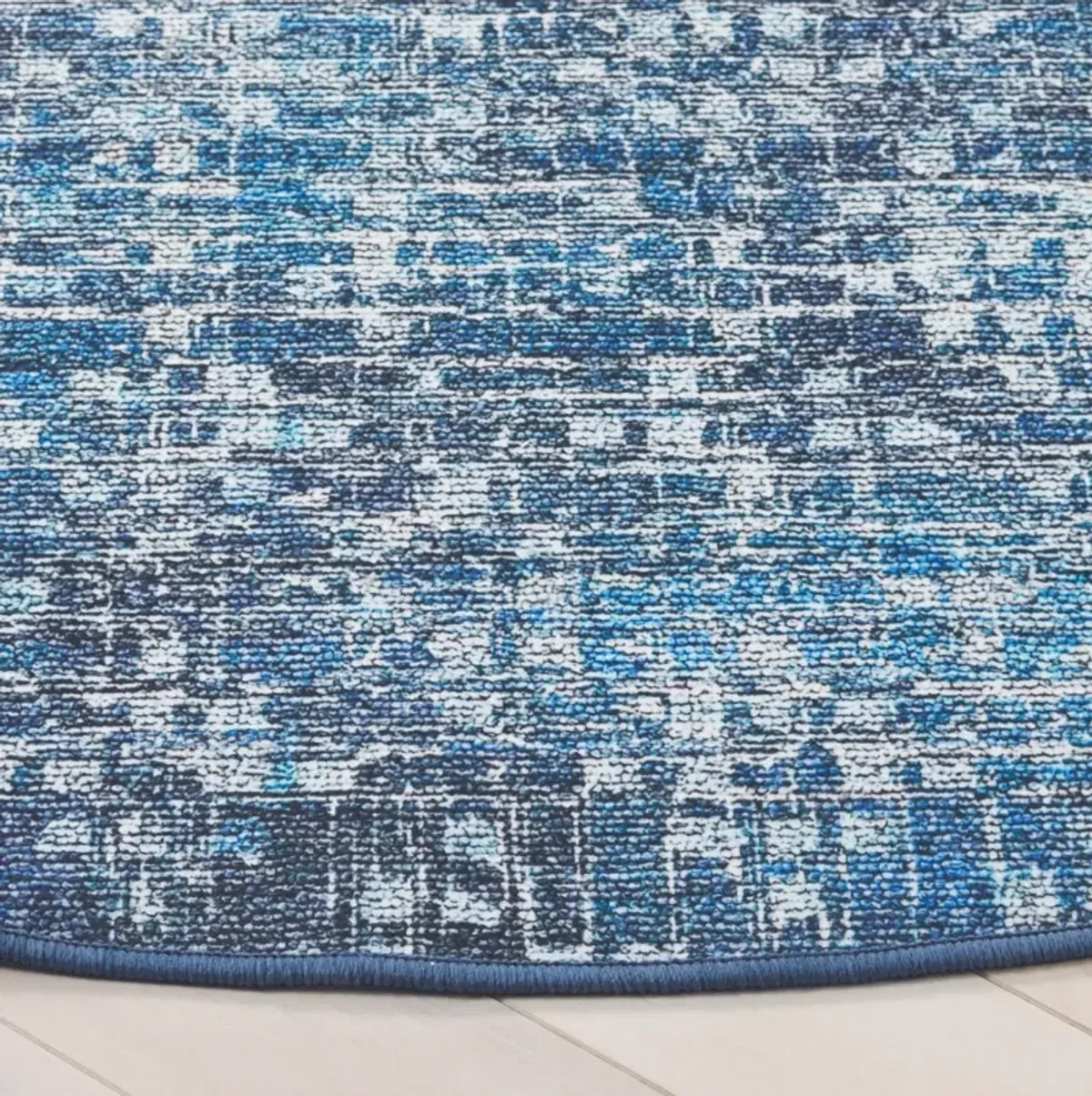 TUCSON 901 BLUE  6' x 6' Round Round Rug