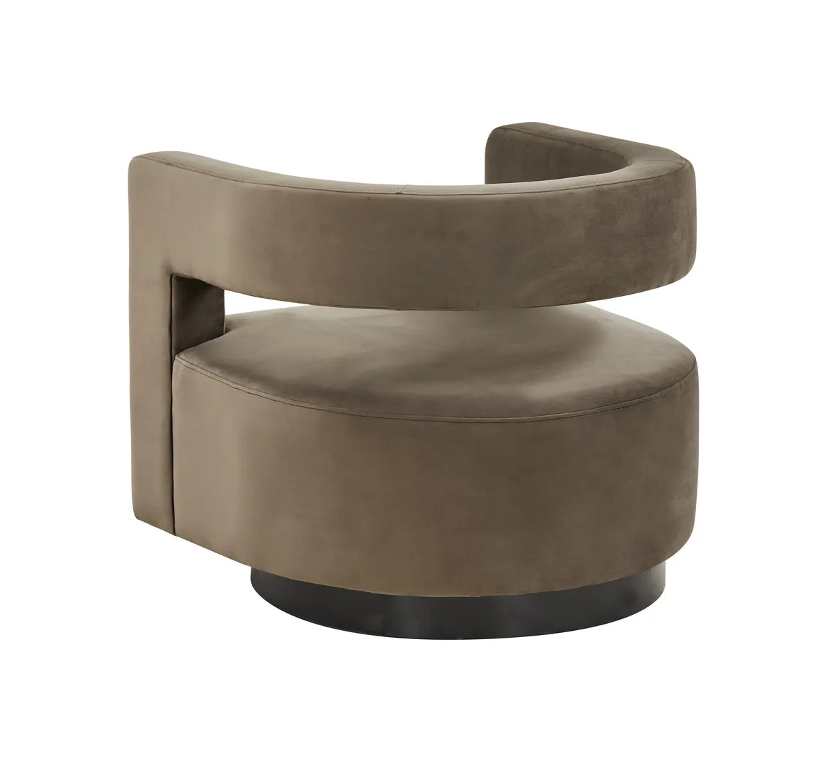 Edgar Velvet  Swivel Chair