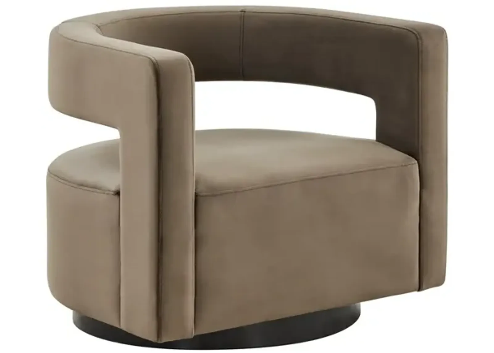 Edgar Velvet  Swivel Chair