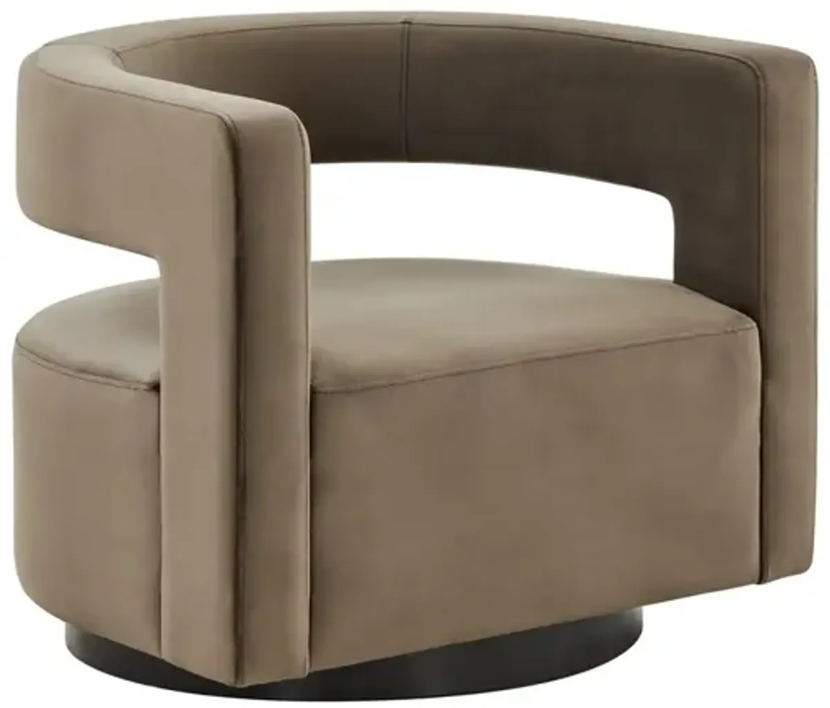 Edgar Velvet  Swivel Chair