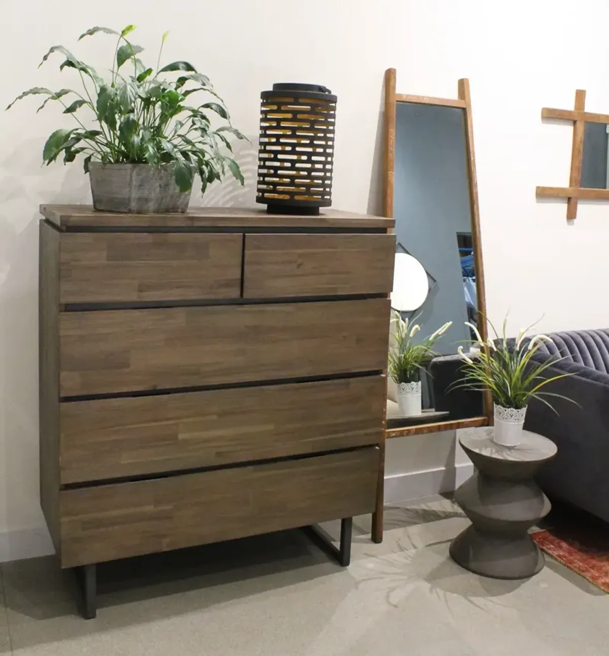 Concrete Inverted Side Table