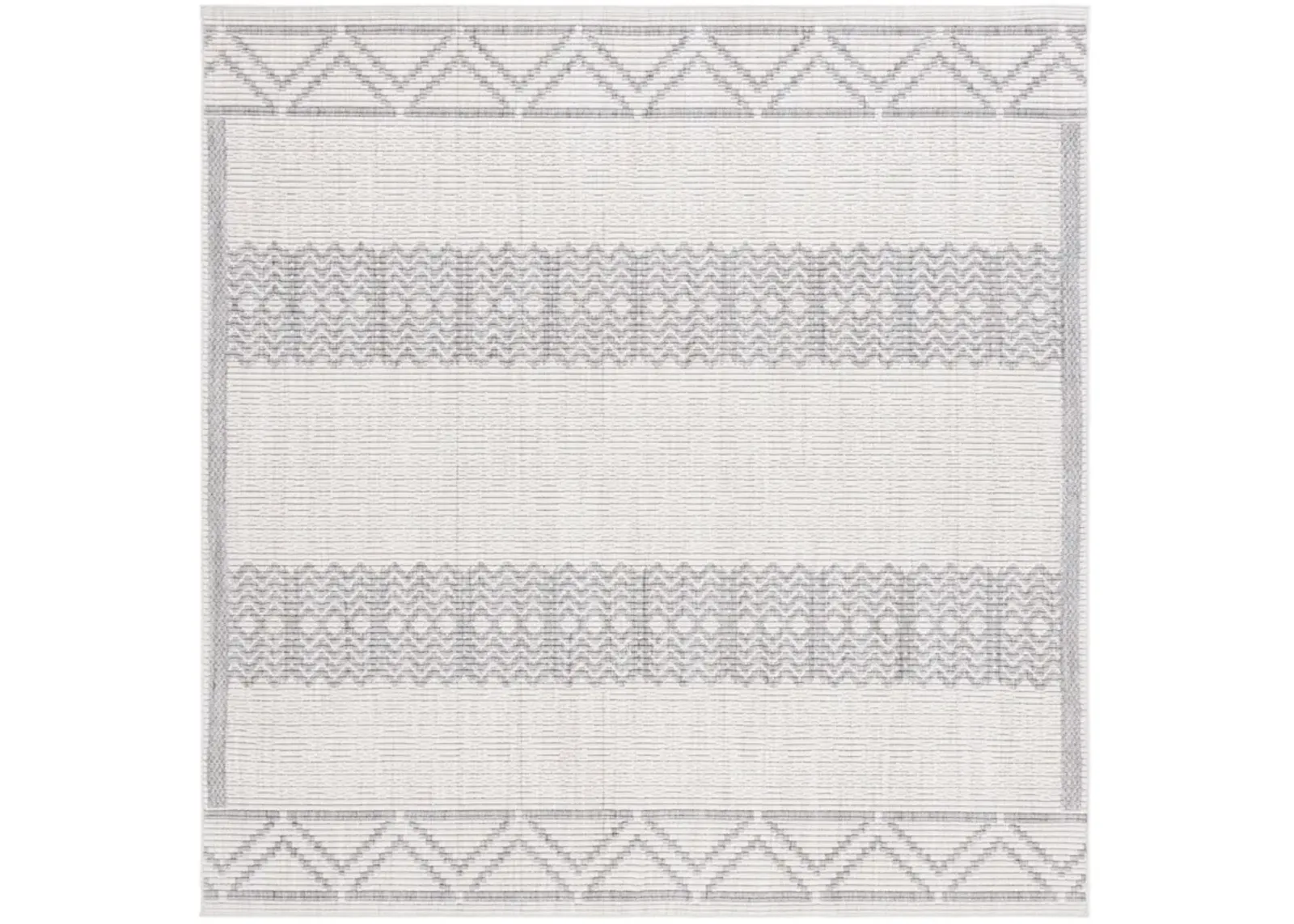 MSR1908 SERENITY IVORY  6'-7' x 6'-7' Square Square Rug