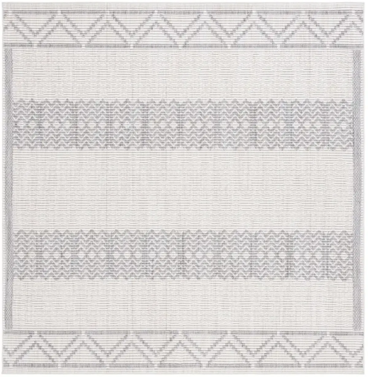 MSR1908 SERENITY IVORY  6'-7' x 6'-7' Square Square Rug