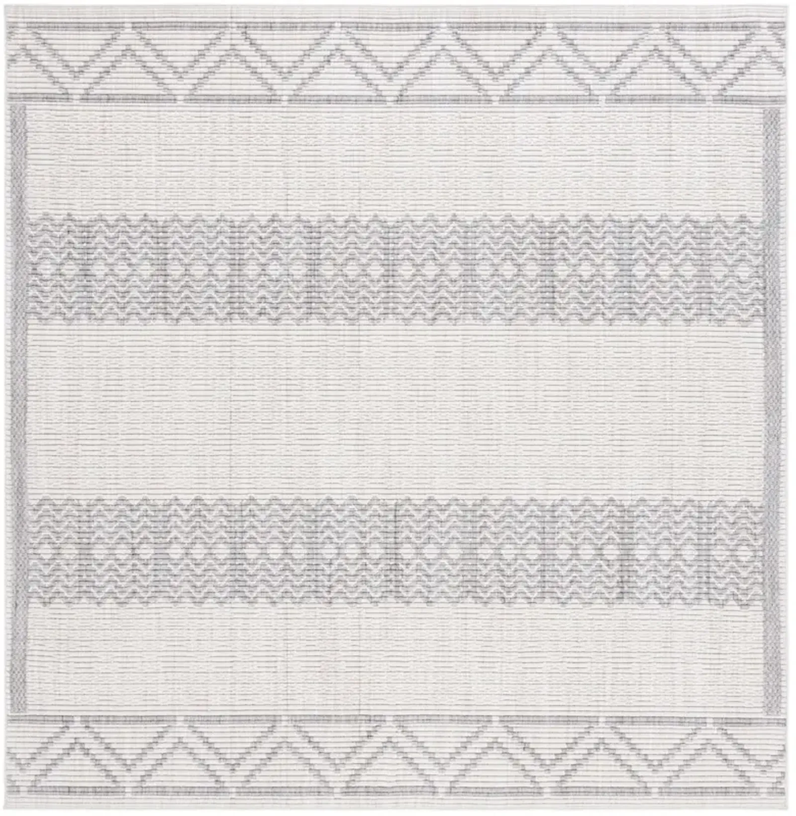 MSR1908 SERENITY IVORY  6'-7' x 6'-7' Square Square Rug