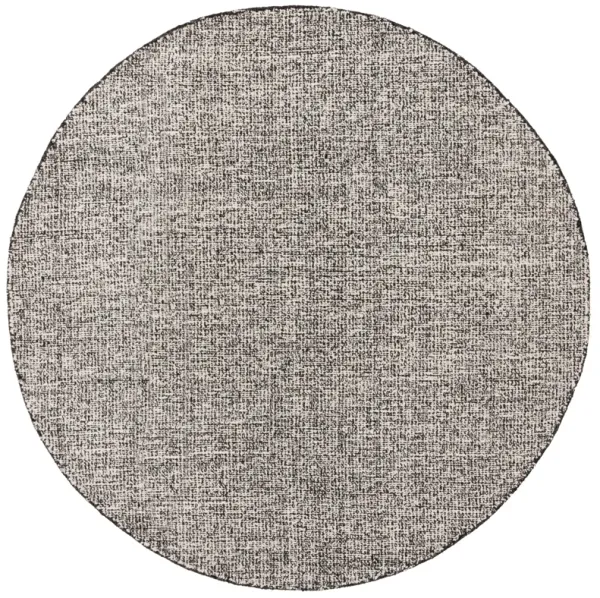 EBONY Hand Tufted 6' x 6' Round area rug