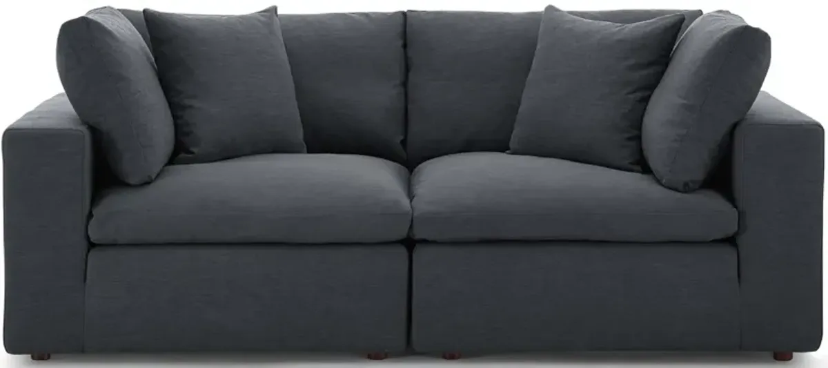 Commix Down Filled Overstuffed 2 Piece Sofa