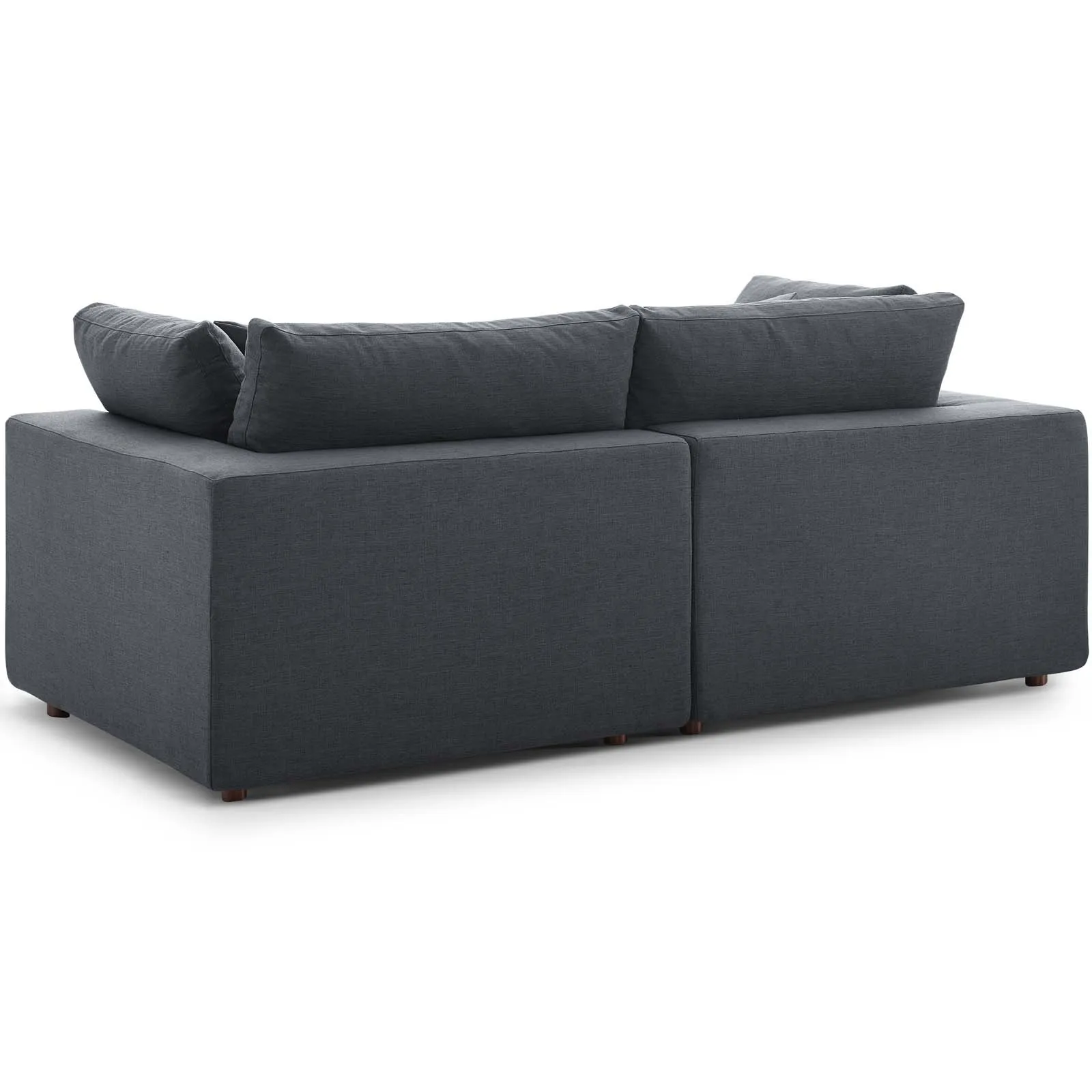 Commix Down Filled Overstuffed 2 Piece Sofa