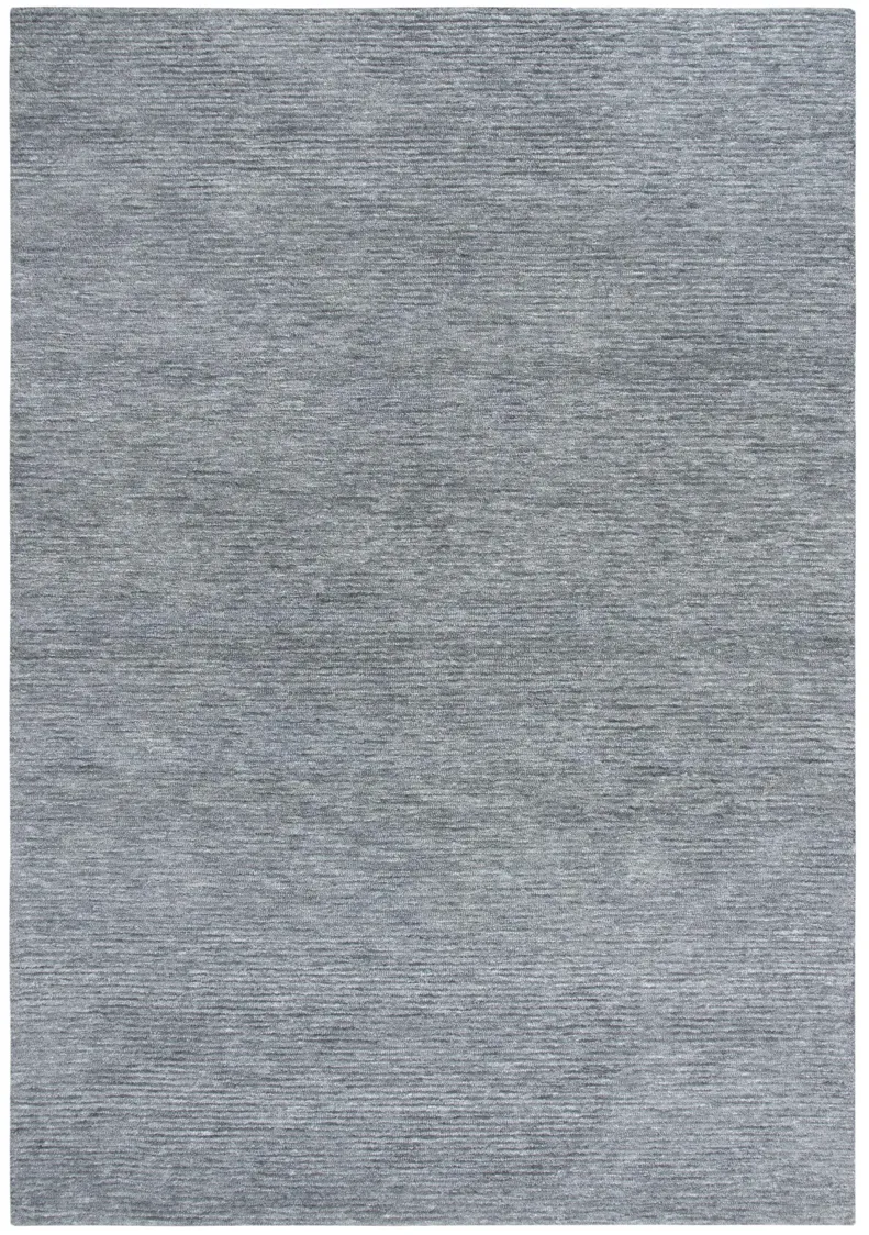 Mason Park Gray Solid/Tone on Tone Recycled Polyester 8'6" x 11'6" Rectangle Rug