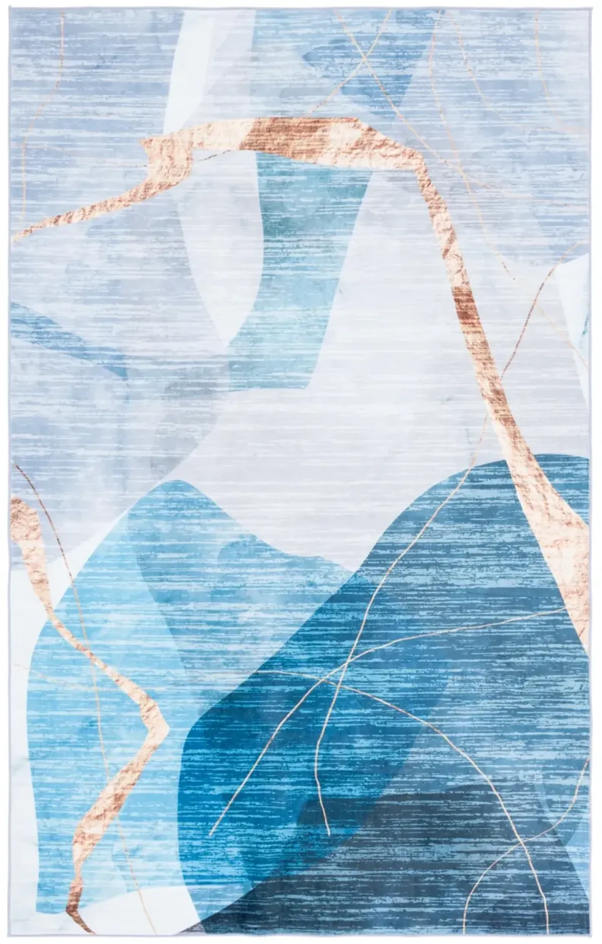 SANTA MONICA 836 BLUE  6' x 9' Medium Rectangle Rug