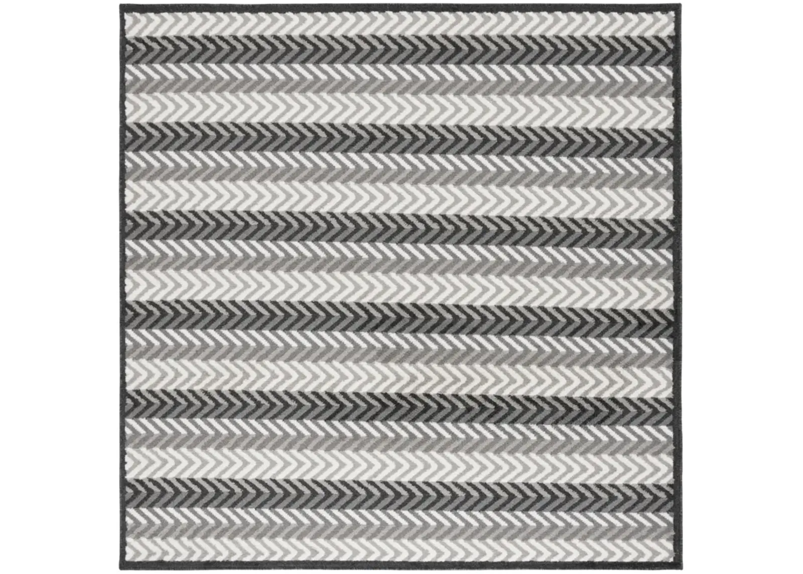 PYRAMID 247 GREY  6'-7' x 6'-7' Square Square Rug