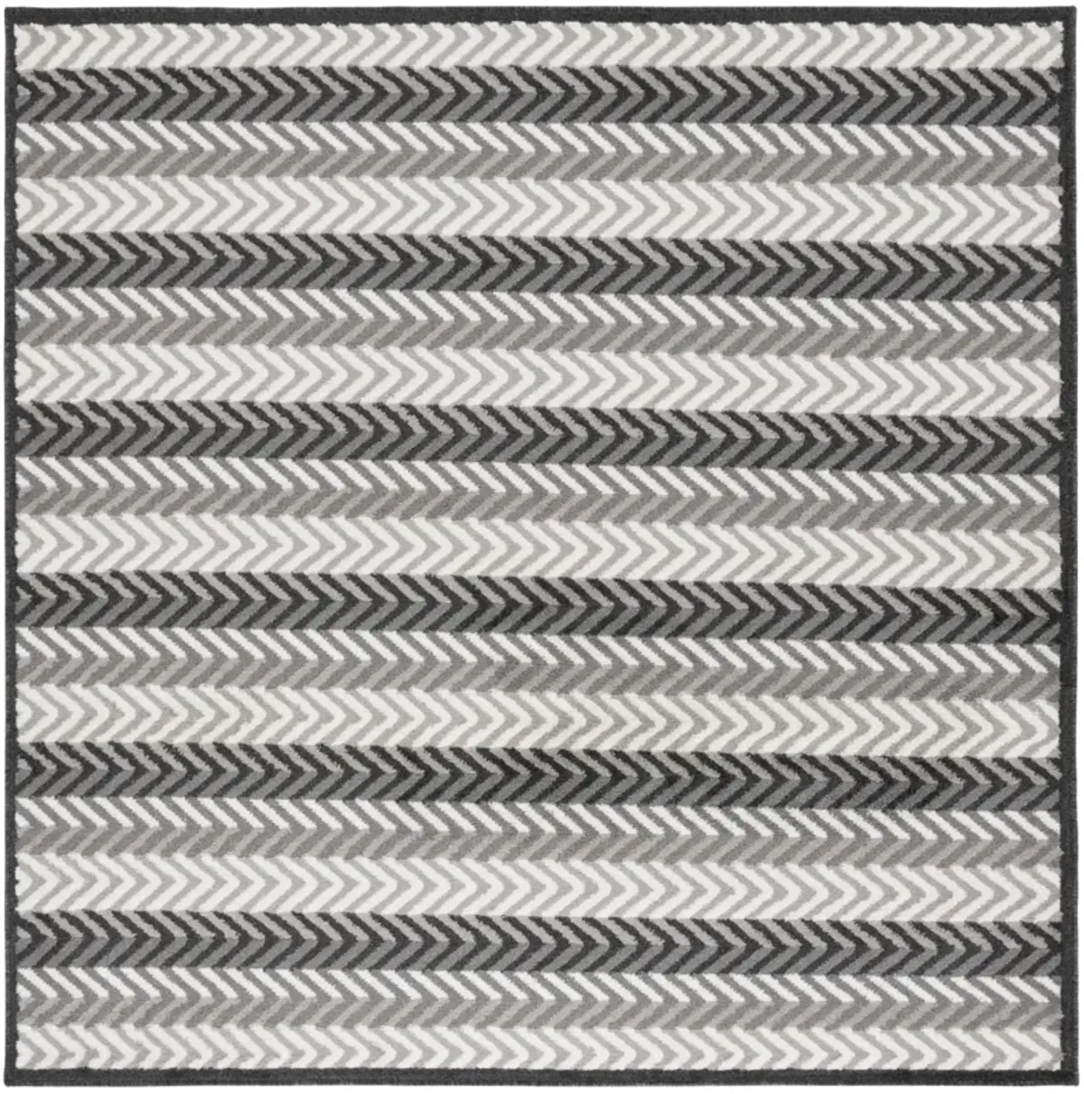 PYRAMID 247 GREY  6'-7' x 6'-7' Square Square Rug