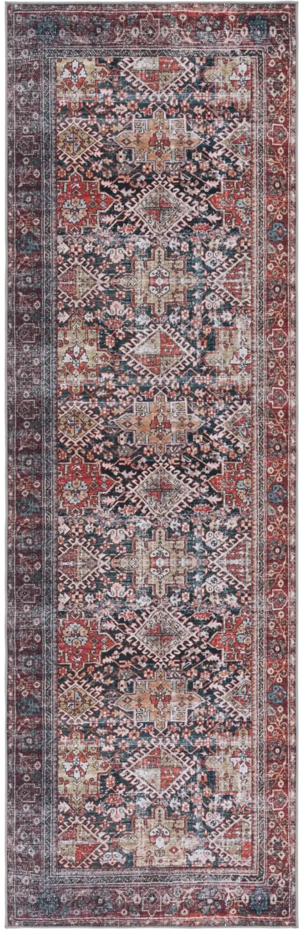 TUCSON 130 M/W S/R NAVY  2'-6' x 22' Runner Rug