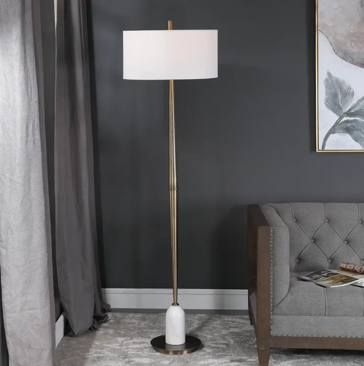 Minette Mid-Century Floor Lamp