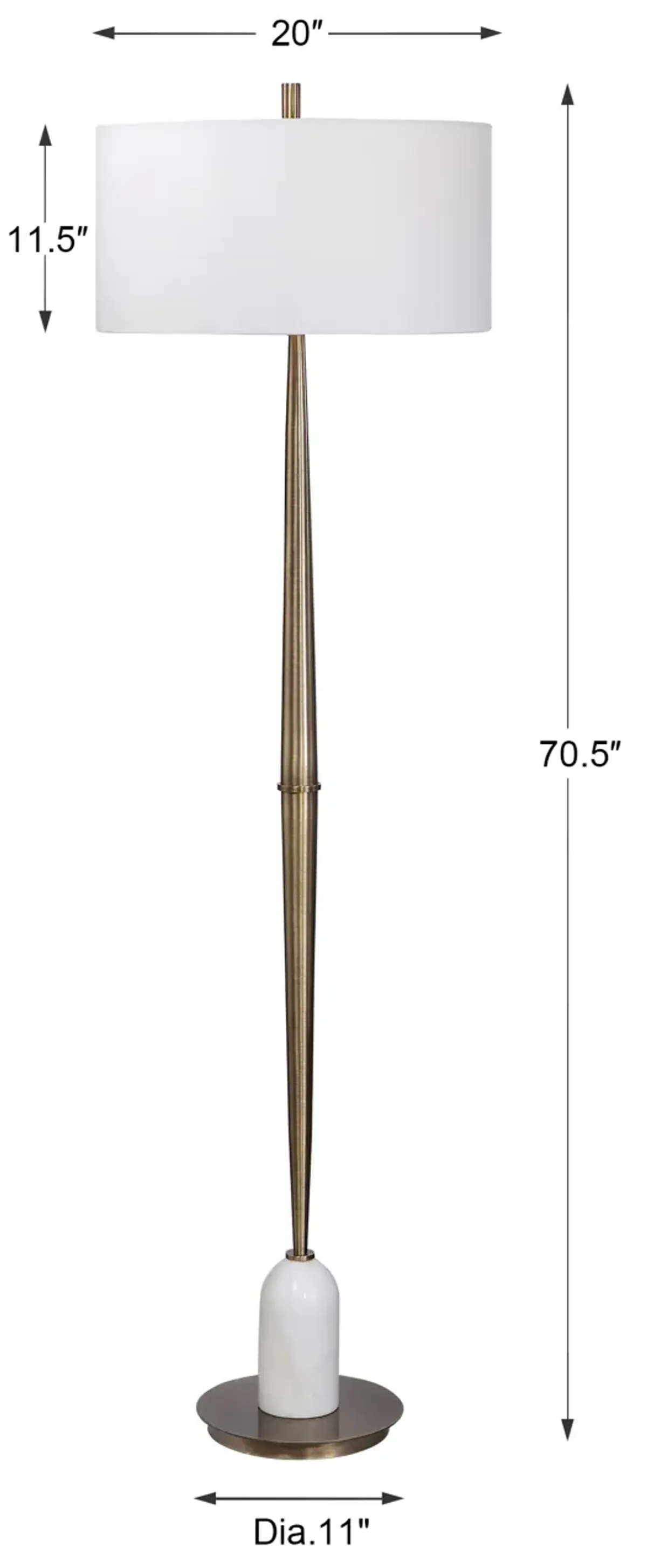 Minette Mid-Century Floor Lamp