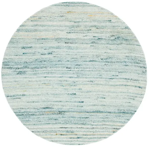 CASABLANCA 792 TURQUOISE  8' x 8' Round Round Rug