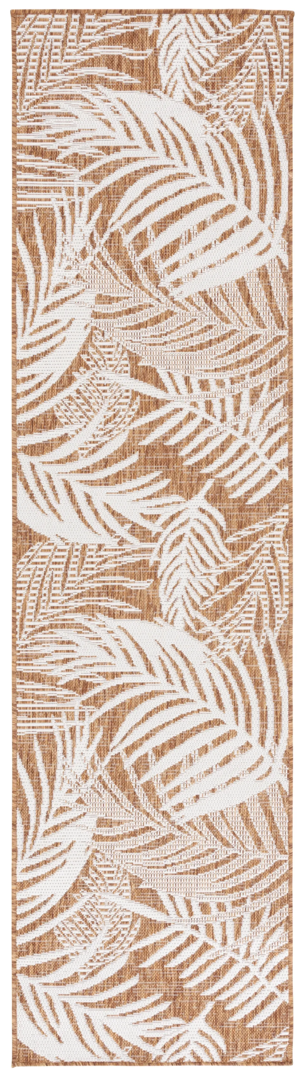 BEACH HOUSE 294 BROWN  2'-2' x 6' Runner Rug