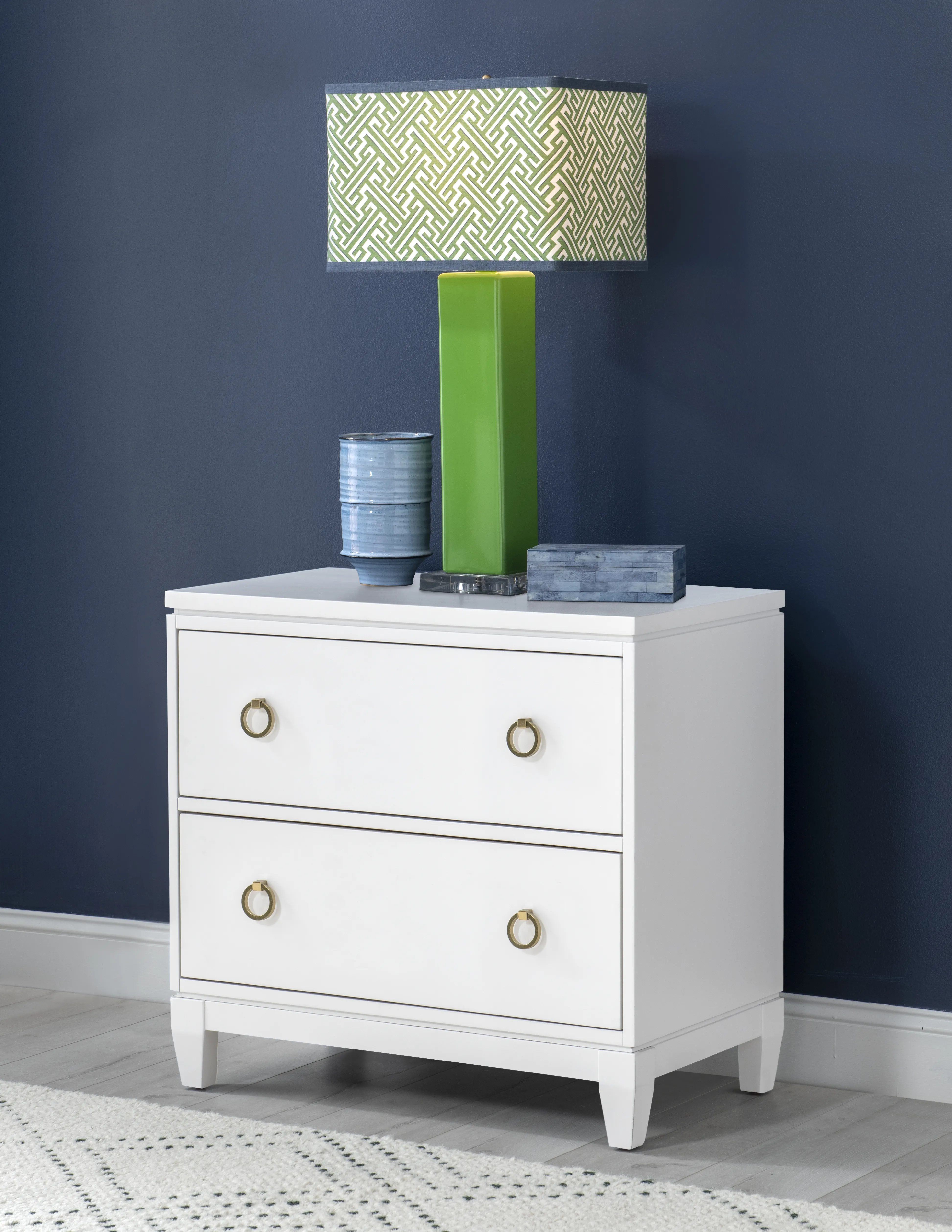 Summerland White Night Stand White Finish